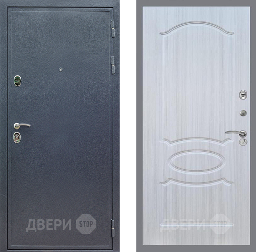 Входная металлическая Дверь Стоп СИЛЬВЕР ФЛ-128 Сандал белый