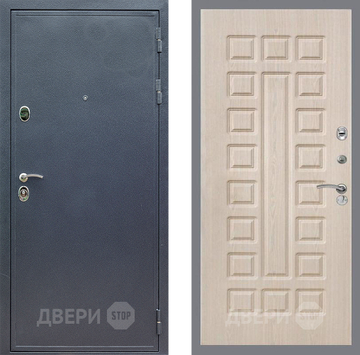 Входная металлическая Дверь Стоп СИЛЬВЕР ФЛ-183 Беленый дуб