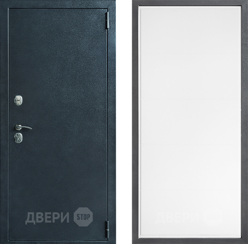 Входная металлическая Дверь Дверной континент ДК-70 Дизайн ФЛ-649 Белый софт