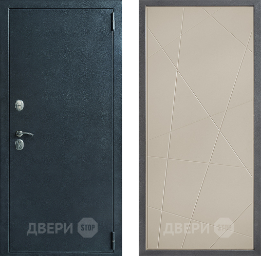 Входная металлическая Дверь Дверной континент ДК-70 Дизайн ФЛ-655 Капучино