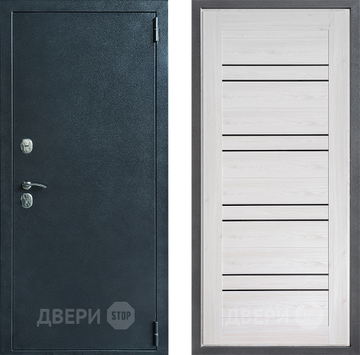 Входная металлическая Дверь Дверной континент ДК-70 Дизайн ФЛ-49 Сосна белая