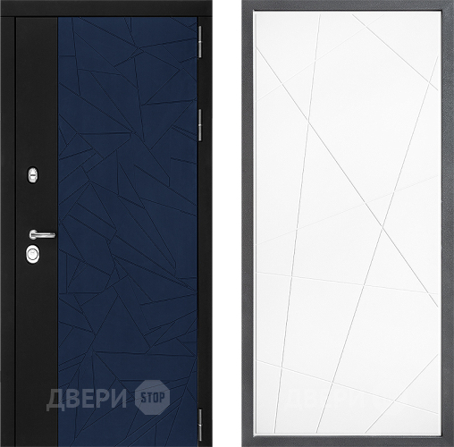 Входная металлическая Дверь Дверной континент ДК-9 ФЛ-655 Белый софт