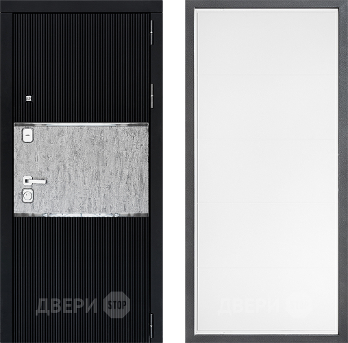 Входная металлическая Дверь Дверной континент ДК-13 ФЛ-649 Белый софт