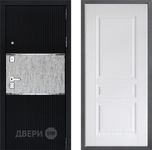 Входная металлическая Дверь Дверной континент ДК-13 ФЛ-243 Альберо Браш серебро
