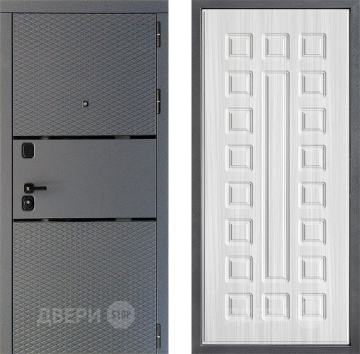 Дверь Дверной континент Диамант Дизайн ФЛ-183 Сандал белый