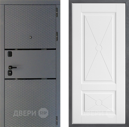 Входная металлическая Дверь Дверной континент Диамант Дизайн ФЛ-617 Софт милк