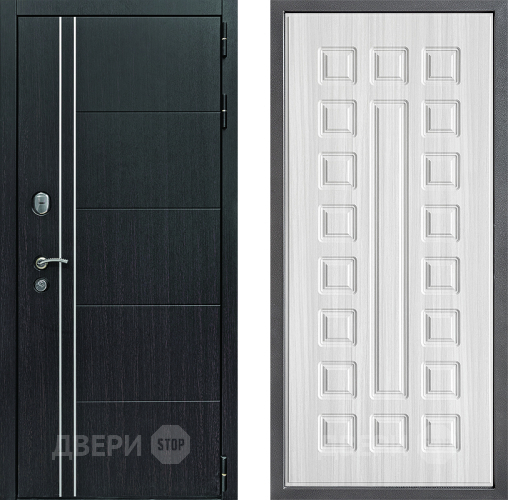 Входная металлическая Дверь Дверной континент Теплолюкс Дизайн ФЛ-183 Сандал белый