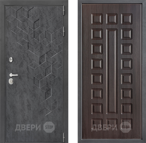 Входная металлическая Дверь Дверной континент ДК-3/713 ФЛ-183 Венге
