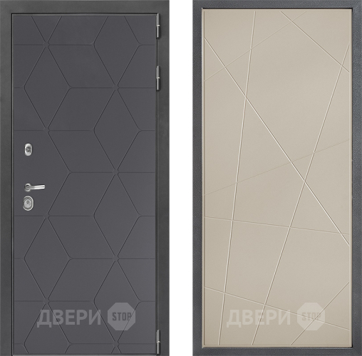 Входная металлическая Дверь Дверной континент ДК-3/744 ФЛ-655 Капучино
