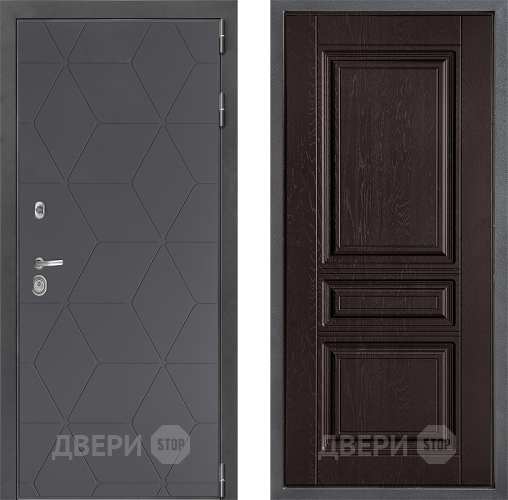 Дверь Дверной континент ДК-3/744 ФЛ-243 Дуб шоколадный