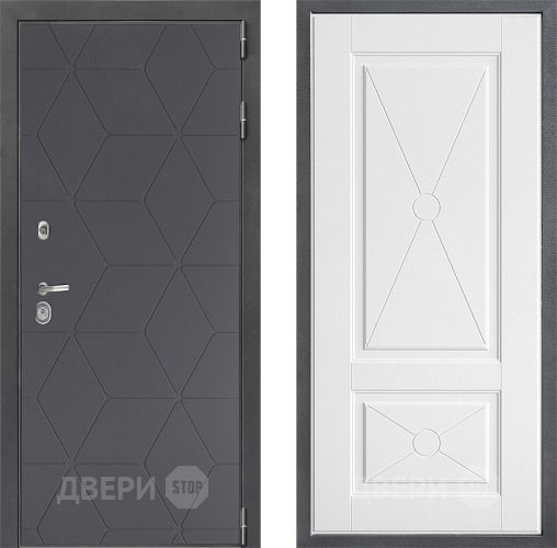 Входная металлическая Дверь Дверной континент ДК-3/744 ФЛ-617 Софт милк
