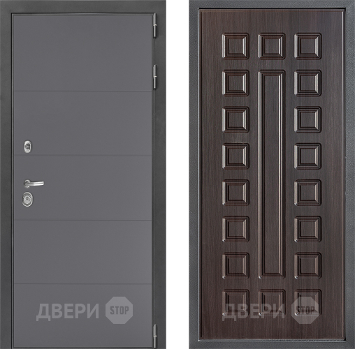 Входная металлическая Дверь Дверной континент ДК-3/649 ФЛ-183 Венге