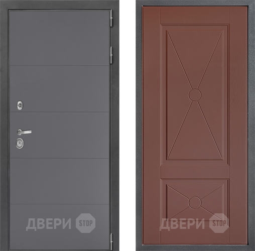 Дверь Дверной континент ДК-3/649 ФЛ-617 Ясень шоколадный