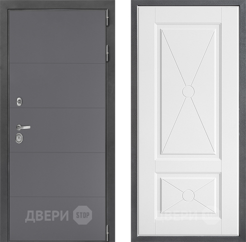 Входная металлическая Дверь Дверной континент ДК-3/649 ФЛ-617 Софт милк