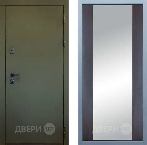 Входная металлическая Дверь Дива МД-61 Д-15 Зеркало Венге