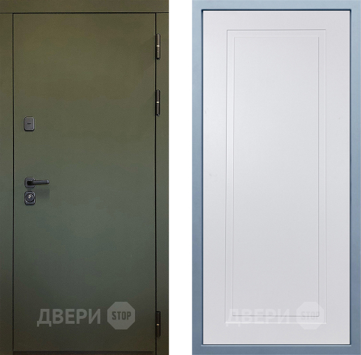Входная металлическая Дверь Дива МД-61 Н-10 Белый