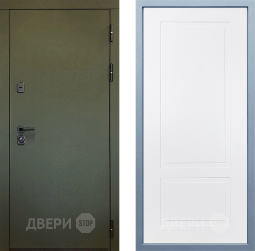 Входная металлическая Дверь Дива МД-61 Н-7 Белый