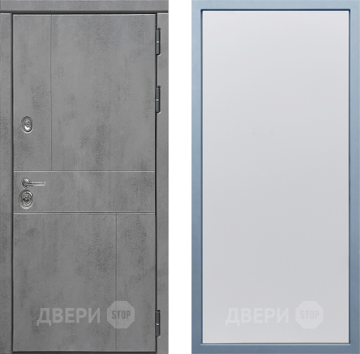 Входная металлическая Дверь Дива МД-48 Н-1 Белый