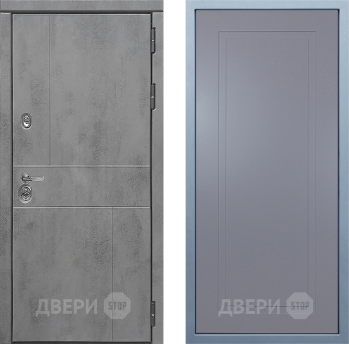 Входная металлическая Дверь Дива МД-48 Н-10 Силк Маус