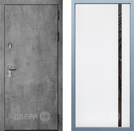 Входная металлическая Дверь Дива МД-51 МХ-46 Белый матовый