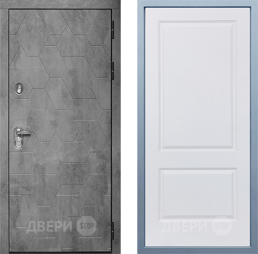 Входная металлическая Дверь Дива МД-51 Д-7 Белый