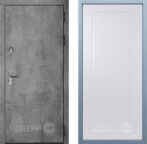 Входная металлическая Дверь Дива МД-51 Н-10 Белый