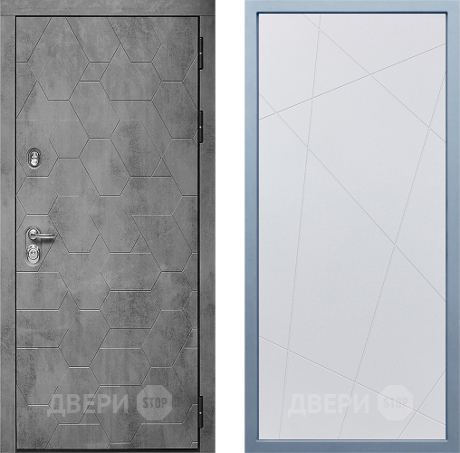Входная металлическая Дверь Дива МД-51 Д-11 Белый
