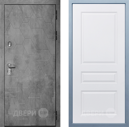 Входная металлическая Дверь Дива МД-51 Д-13 Белый