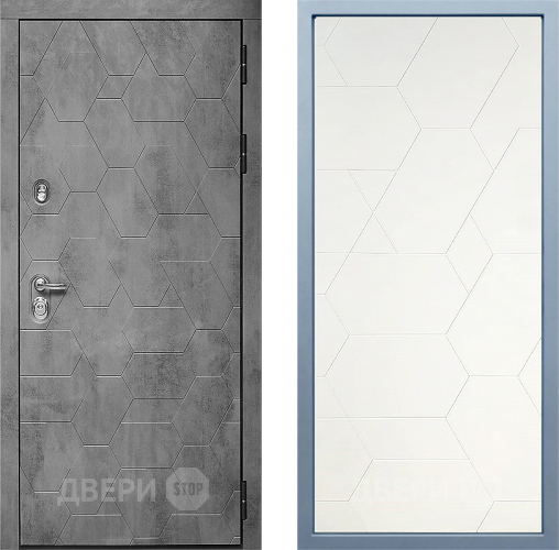 Входная металлическая Дверь Дива МД-51 М-16 Белый