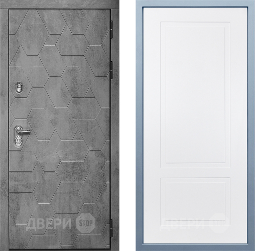 Входная металлическая Дверь Дива МД-51 Н-7 Белый