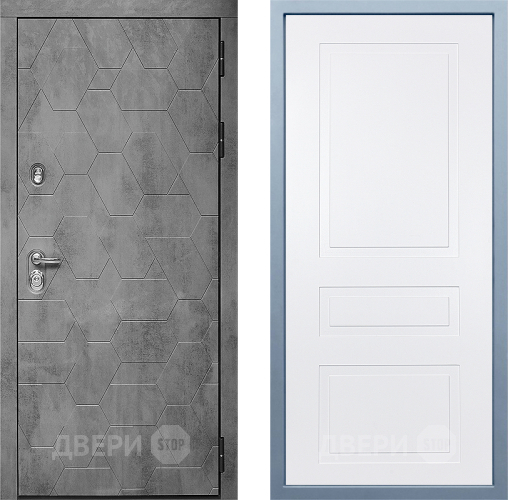 Входная металлическая Дверь Дива МД-51 Н-13 Белый