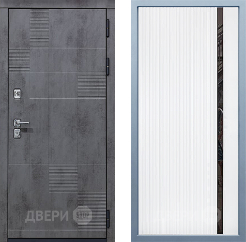 Входная металлическая Дверь Дива МД-35 МХ-46 Белый матовый