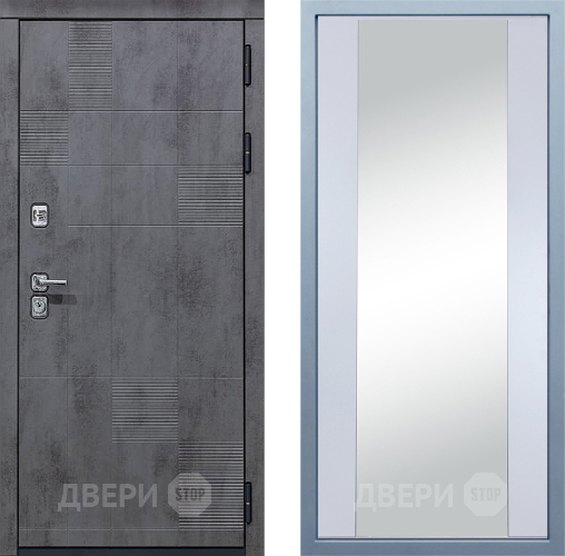Входная металлическая Дверь Дива МД-35 Д-15 Зеркало Белый