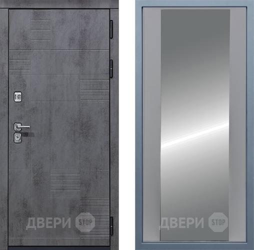Входная металлическая Дверь Дива МД-35 Д-15 Зеркало Силк Маус