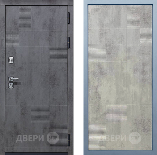 Входная металлическая Дверь Дива МД-35 Д-4 Бетон темный