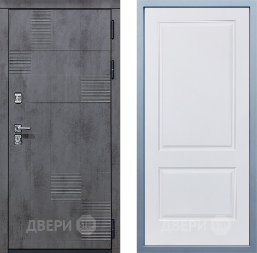 Входная металлическая Дверь Дива МД-35 Д-7 Белый