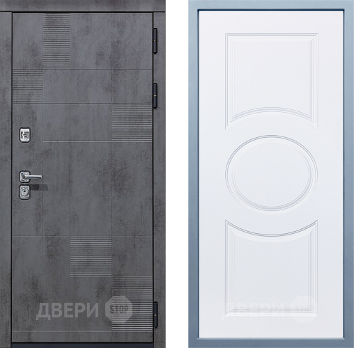 Входная металлическая Дверь Дива МД-35 Д-8 Белый