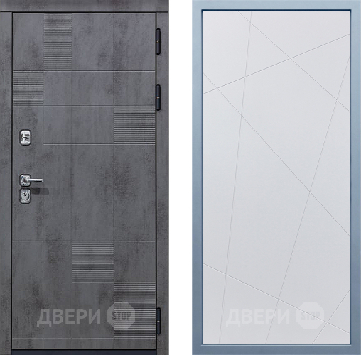 Входная металлическая Дверь Дива МД-35 Д-11 Белый