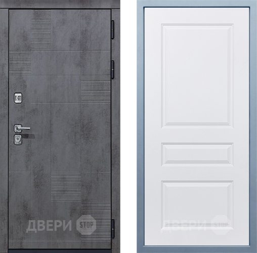 Входная металлическая Дверь Дива МД-35 Д-13 Белый