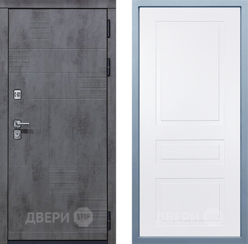 Входная металлическая Дверь Дива МД-35 Н-13 Белый