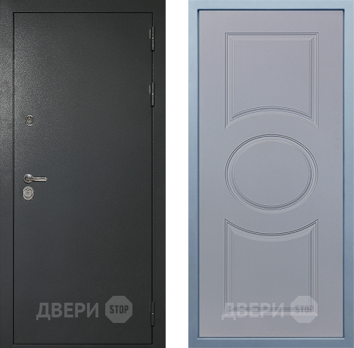 Входная металлическая Дверь Дива МД-40 Титан Д-8 Силк Маус
