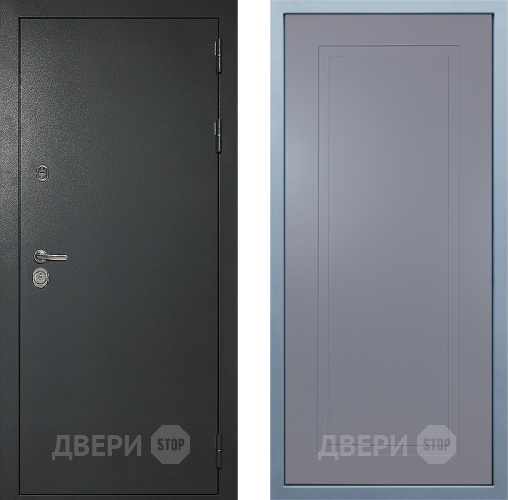 Входная металлическая Дверь Дива МД-40 Титан Н-10 Силк Маус
