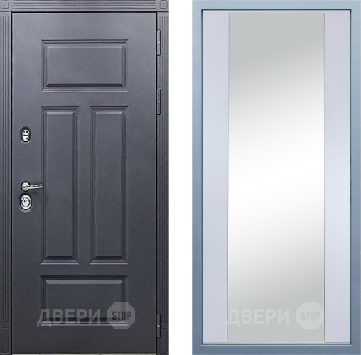 Дверь Дива МХ-29 STR Д-15 Зеркало Белый