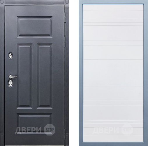 Входная металлическая Дверь Дива МХ-29 STR Д-5 Белый