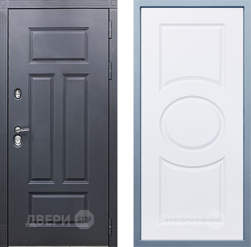 Входная металлическая Дверь Дива МХ-29 STR Д-8 Белый