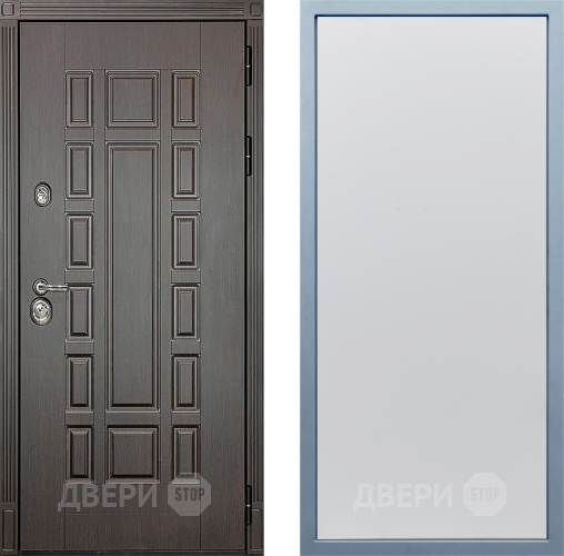 Входная металлическая Дверь Дива МХ-53 STR Н-1 Белый