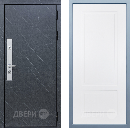 Входная металлическая Дверь Дива МХ-26 STR Н-7 Белый