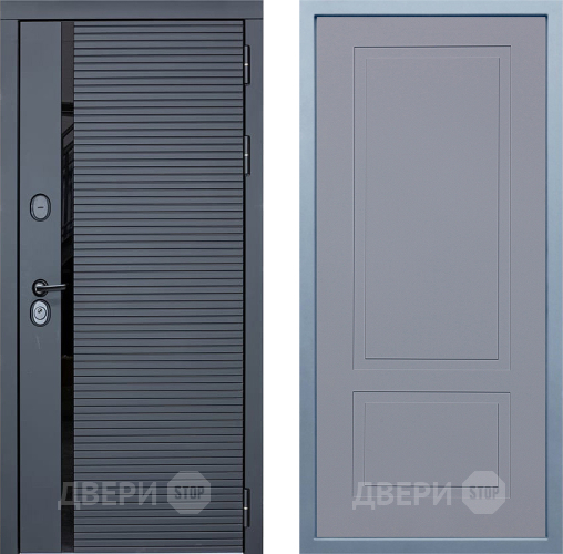 Входная металлическая Дверь Дива МХ-45 STR Н-7 Силк Маус