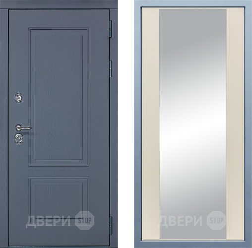 Входная металлическая Дверь Дива МХ-38 STR Д-15 Зеркало Шампань