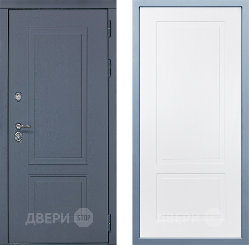 Входная металлическая Дверь Дива МХ-38 STR Н-7 Белый